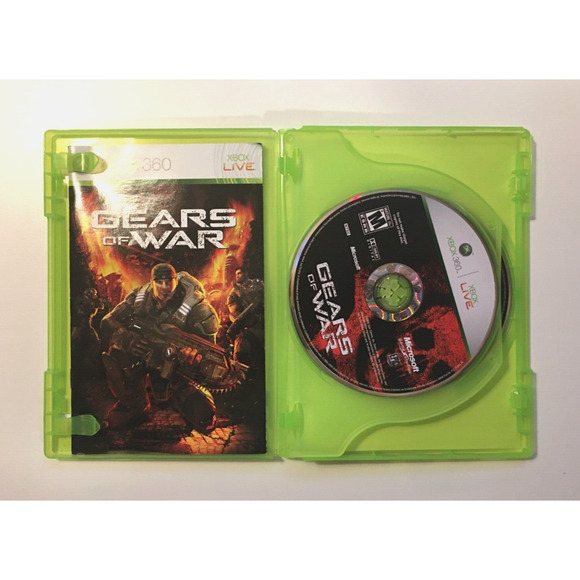 Gears Of War [Two Disc Edition] (Microsoft Xbox 360, 2008) CIB Complete - Picture 3 of 6
